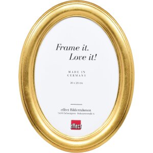 Cadre photo ovale doré 30x30 cm, fabrication...