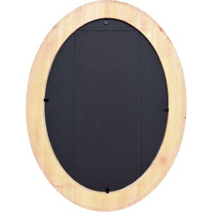 Cadre photo ovale mahogany 50x60 cm – fabrication artisanale