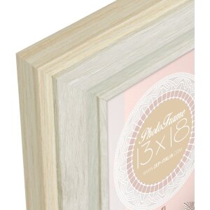 Cadre photo en bois ZEP Termoli beige 20x25 cm