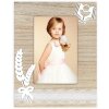 Cadre photo en bois ZEP Ginevra marron 10x15 cm Cadre photo communion