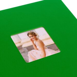 Album spirale ZEP Misty vert 21x16 cm 50 pages noires