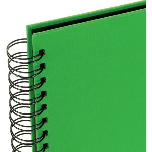 Album spirale ZEP Misty vert 21x16 cm 50 pages noires