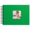 Album spirale ZEP Misty vert 21x16 cm 50 pages noires