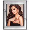 ZEP cadre portrait métal Bolzano 10x15 cm à 20x25 cm argent brillant