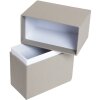 HNFD Boîte à photos Parda 300 photos 10x15 cm taupe col debout haut