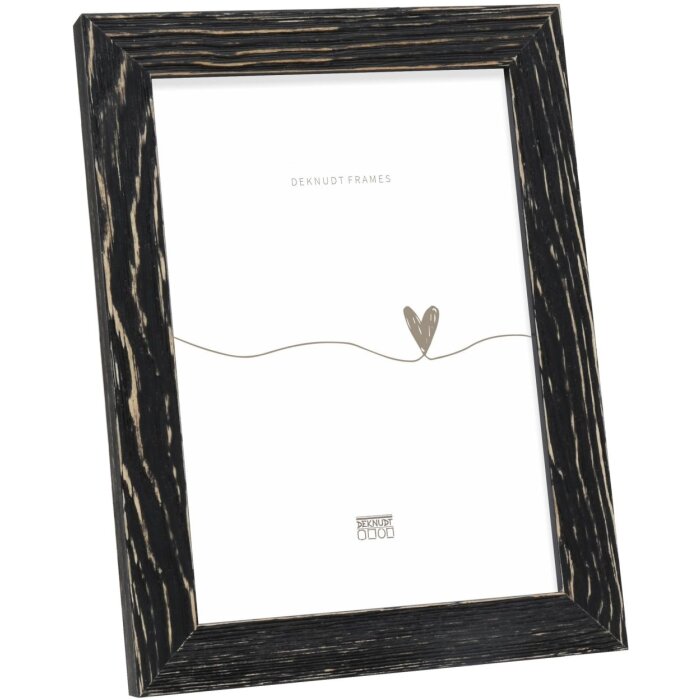 Cadre en bois Deknudt S68VF noir 10x15 cm