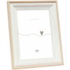 Cadre en bois Deknudt S68VG1 blanc-naturel 10x15 cm