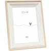 Cadre en bois Deknudt S68VG1 blanc-naturel 13x18 cm
