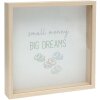 Tirelire en bois Deknudt S68VD1 nature 18x18 cm
