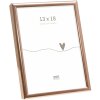 Cadre photo Deknudt en aluminium S027 or rose 13x18 cm