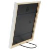 Cadre en bois Deknudt S41JK1 blanc 29,7x42 cm
