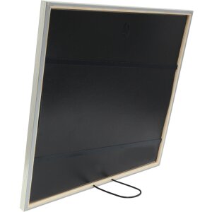 Cadre galerie en bois S41JD1 argent Deknudt 4 photos 10x15 cm 31,4x31,4 cm