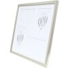Cadre galerie en bois S41JD1 argent Deknudt 4 photos 10x15 cm 31,4x31,4 cm