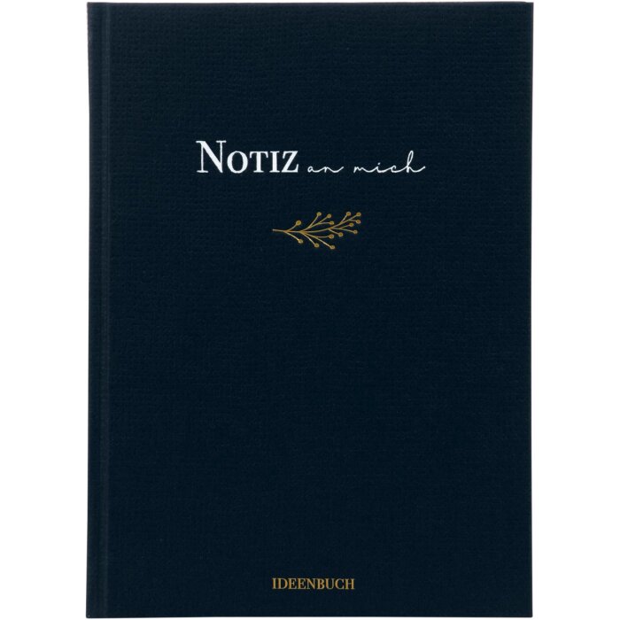 Goldbuch carnet de notes Note to me bleu foncé 15x22 cm 200 pages dotted