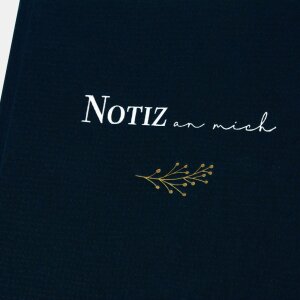 Goldbuch carnet de notes Note to me bleu foncé 15x22 cm 200 pages dotted