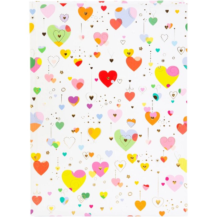 Goldbuch carnet de notes Heart to Heart light 15x22 cm 200 pages blanches