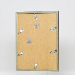 Cadre photo Effect en bois Profil 26 bleu 50x65 cm verre musée