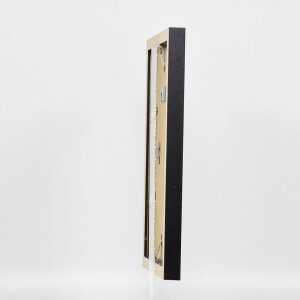 Effect Cadre photo en bois Profil 52 noir 40x40 cm verre artistique