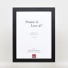 Effect Cadre photo en bois Profil 52 noir 40x40 cm verre artistique