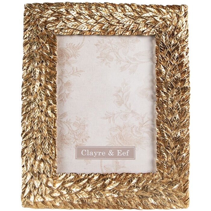 Clayre & Eef 2F0947 Cadre photo 19x2x24 cm - 13x18 cm Rectangle doré