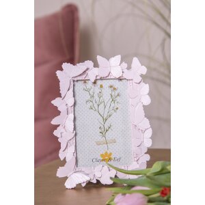 Clayre & Eef 2F1015 Cadre photo 16x2x21 cm - 10x15 cm rose