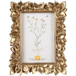 Clayre & Eef 2F1022 Cadre photo or 16x2x21 cm pour...
