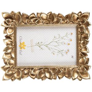 Clayre & Eef 2F1022 Cadre photo or 16x2x21 cm pour photo 10x15 cm