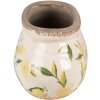 Clayre & Eef 6CE1531M Décoration Pot de fleurs 23x10x9 cm Jaune Ovale