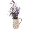 Clayre & Eef 6CE1552M Décoration Pot 16x11x18 cm Rose - Beige