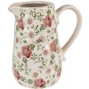 Clayre & Eef 6CE1563M Décoration Pot 16x11x18 cm Rose - Beige