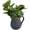 Clayre & Eef 6CE1581M Décoration Pot 16x13x15 cm Gris