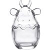 Clayre & Eef 6GL4236 Pot à provisions avec couvercle Ø 8x14 cm Transparent Bonbonnière