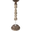 Clayre & Eef 6H2187 Chandelier Ø 17x51 cm Blanc - Marron