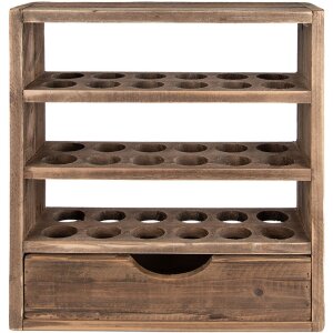 Clayre & Eef 6H2261 Meuble à œufs 35x11x38 cm Brun Rectangle