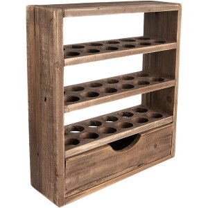 Clayre & Eef 6H2261 Meuble à œufs 35x11x38 cm Brun Rectangle