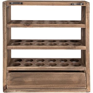 Clayre & Eef 6H2261 Meuble à œufs 35x11x38 cm Brun Rectangle