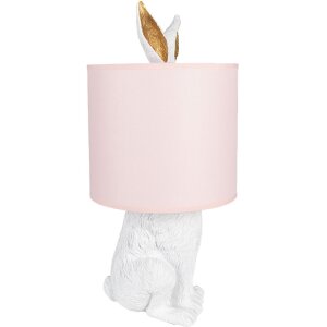 Clayre & Eef 6LMC0013WP Lampe de table Lapin...