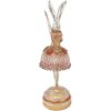 Clayre & Eef 6PR3884 Décoration Lapin 11x11x35 cm Rose - Beige