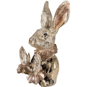 Clayre & Eef 6PR3888 Décoration Lapin beige or...