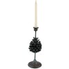 Clayre & Eef 6Y5425 Chandelier Ø 9x27 cm Vert Fer Pomme de pin Campagne