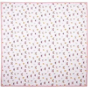 Clayre & Eef BPD05 Nappe 150x250 cm Beige - Rose Rectangle