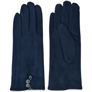 Clayre & Eef JZGL0036BL Gants 8x24 cm bleu bleu