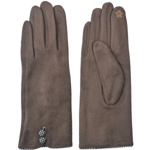 Clayre & Eef JZGL0036CH Gants dhiver 8x24 cm brun Marron