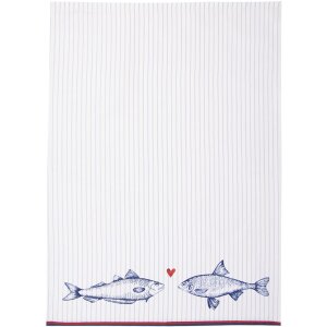 Clayre & Eef SSF42-2 Linge de cuisine 50x70 cm Blanc...