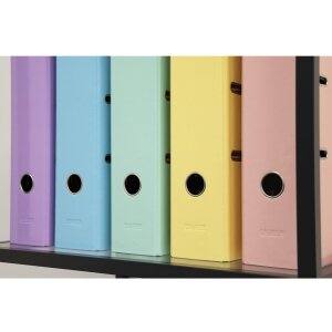 Exacompta Classeur PremTouch A4 largeur dos 80 mm Pastel Aquarel