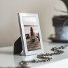 Hama Cadre photo en aluminium Riva 13x18 cm argenté avec support de table et accroche