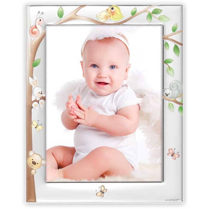 Cadre photo ZEP Baby Adamo 10x15 cm argent brillant