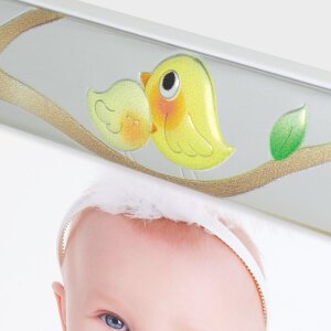 Cadre photo ZEP Baby Adamo 10x15 cm argent brillant
