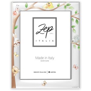 Cadre photo ZEP Baby Adamo 10x15 cm argent brillant