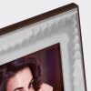 Cadre-portrait métallique ZEP Pesaro 10x15 cm argent brillant
